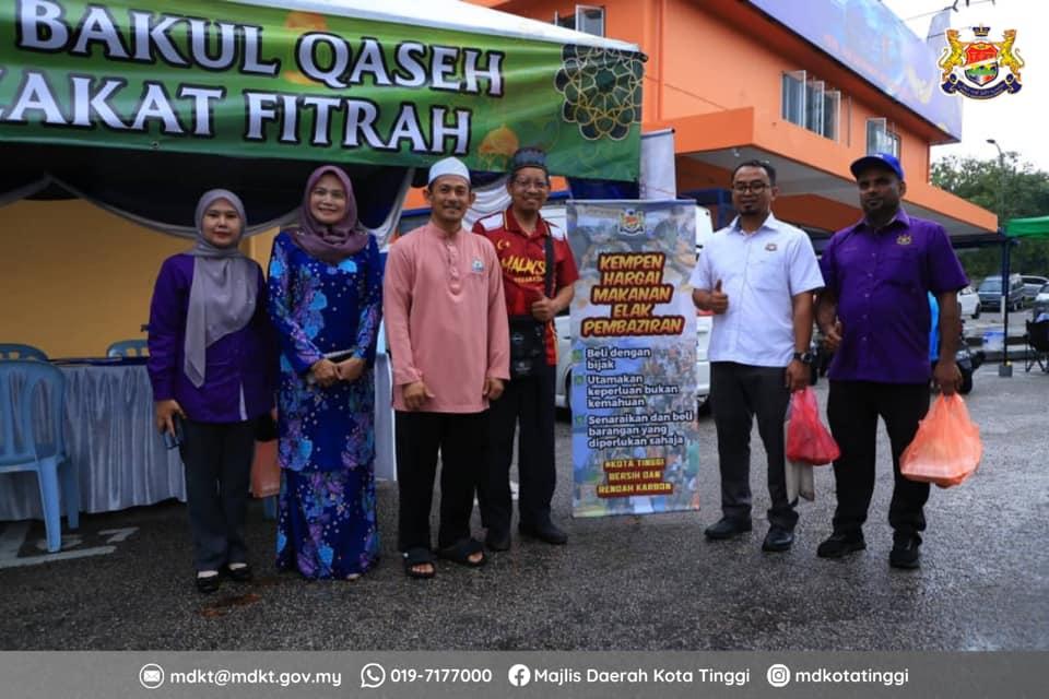 Program Infaq Ramadan "Bakul Qaseh"  Anjuran Majlis Daerah Kota Tinggi