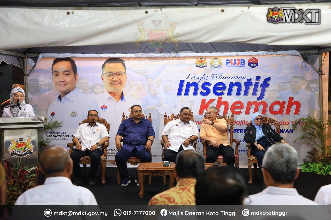 Majlis Pelancaran Insentif Khemah Usahawan Mikro Majlis Daerah Kota Tinggi Tahun 2025